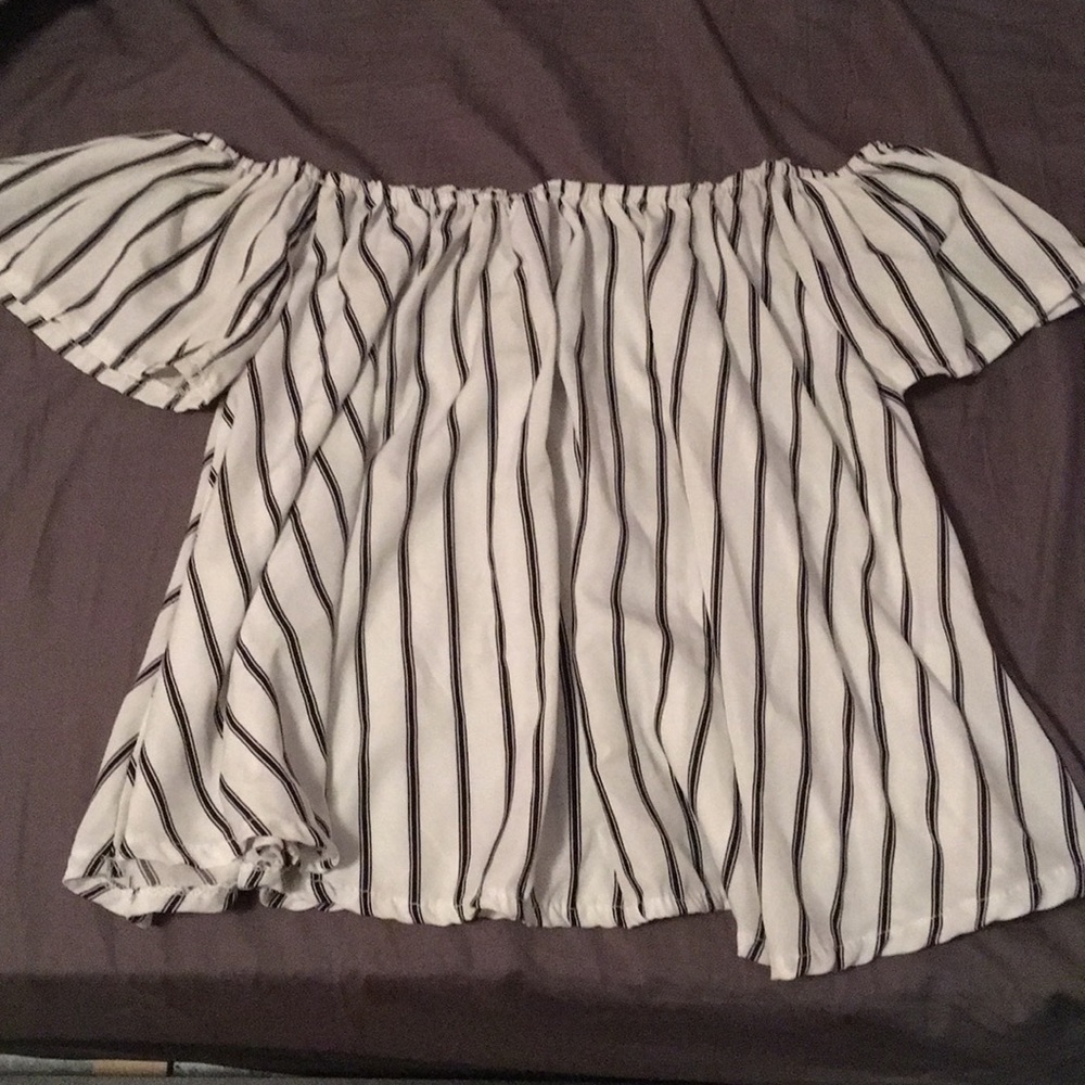 Off the shoulder shirt